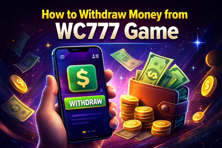 How to withdraw Money From WC777 Game